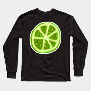 Lime Slice Long Sleeve T-Shirt